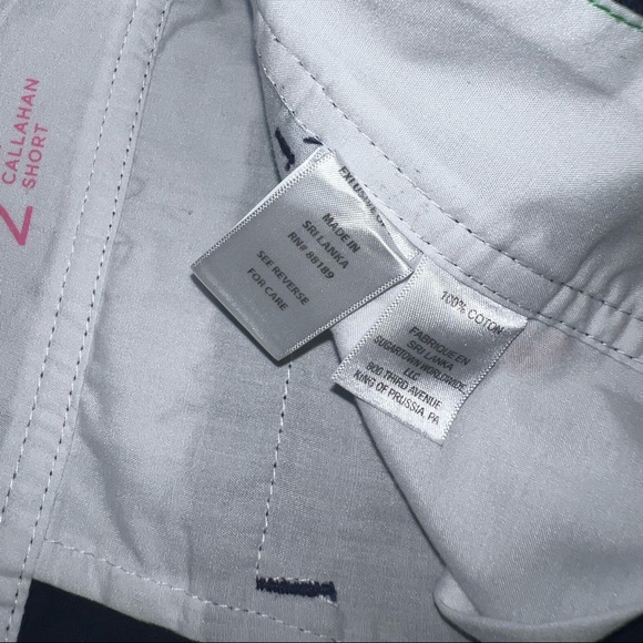 (Lizzy Pulitzer Dark Blue Callahan High Waist shorts size 2 - Picture 9 of 13